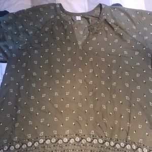 Green Old Navy Blouse
